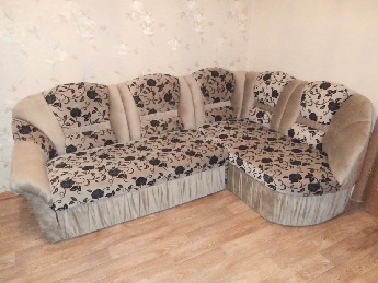 Перетяжка угловых диванов в Казани